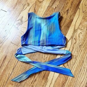 Athleta Ibiza Convertible Bikini Wrap Top Sz XS